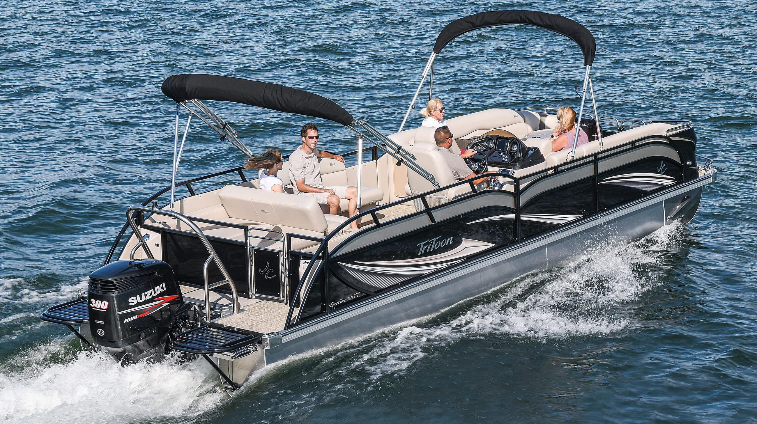 2018 SportToon Pontoon Boats JC TriToon Marine