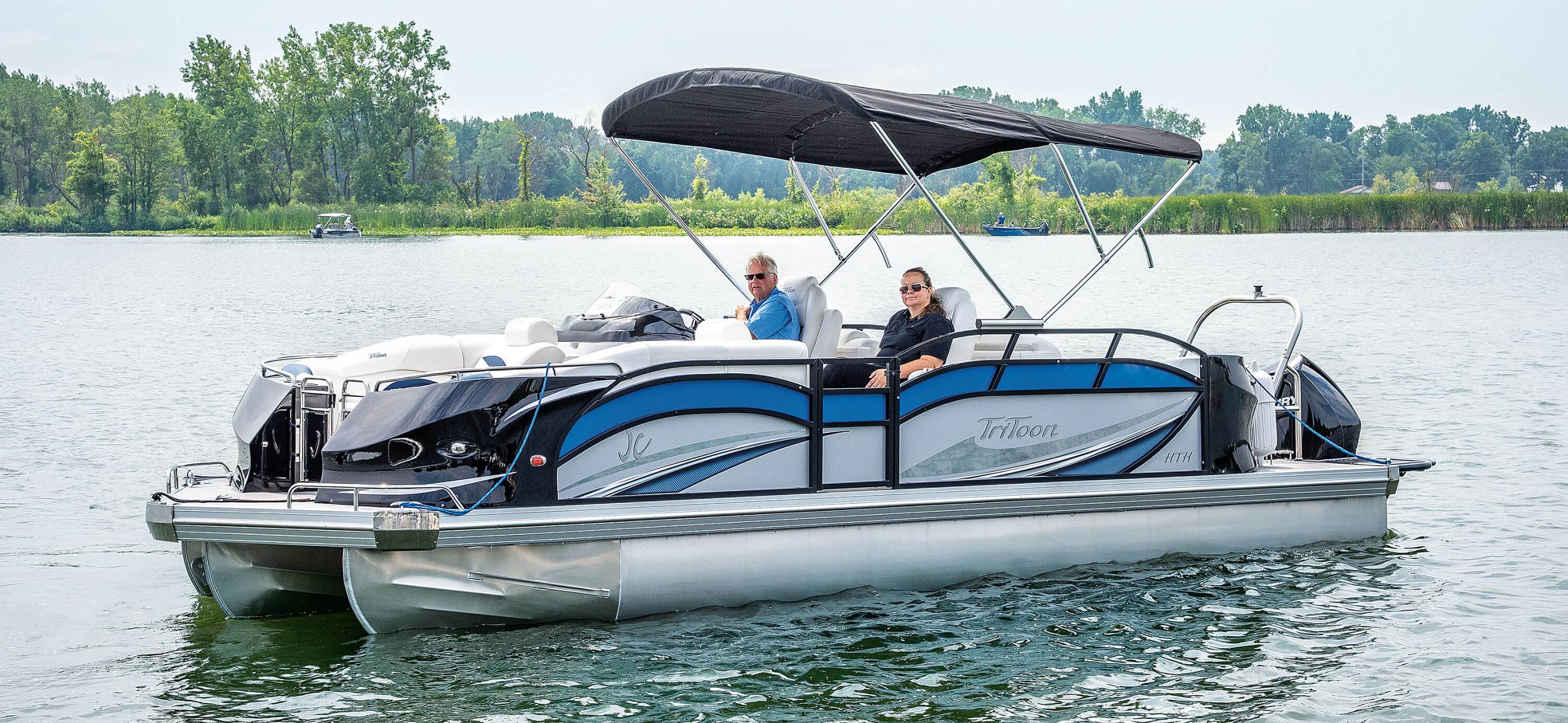 2019 JC TriToon Marine SportToon 24TT HTH Pontoon Boat Main