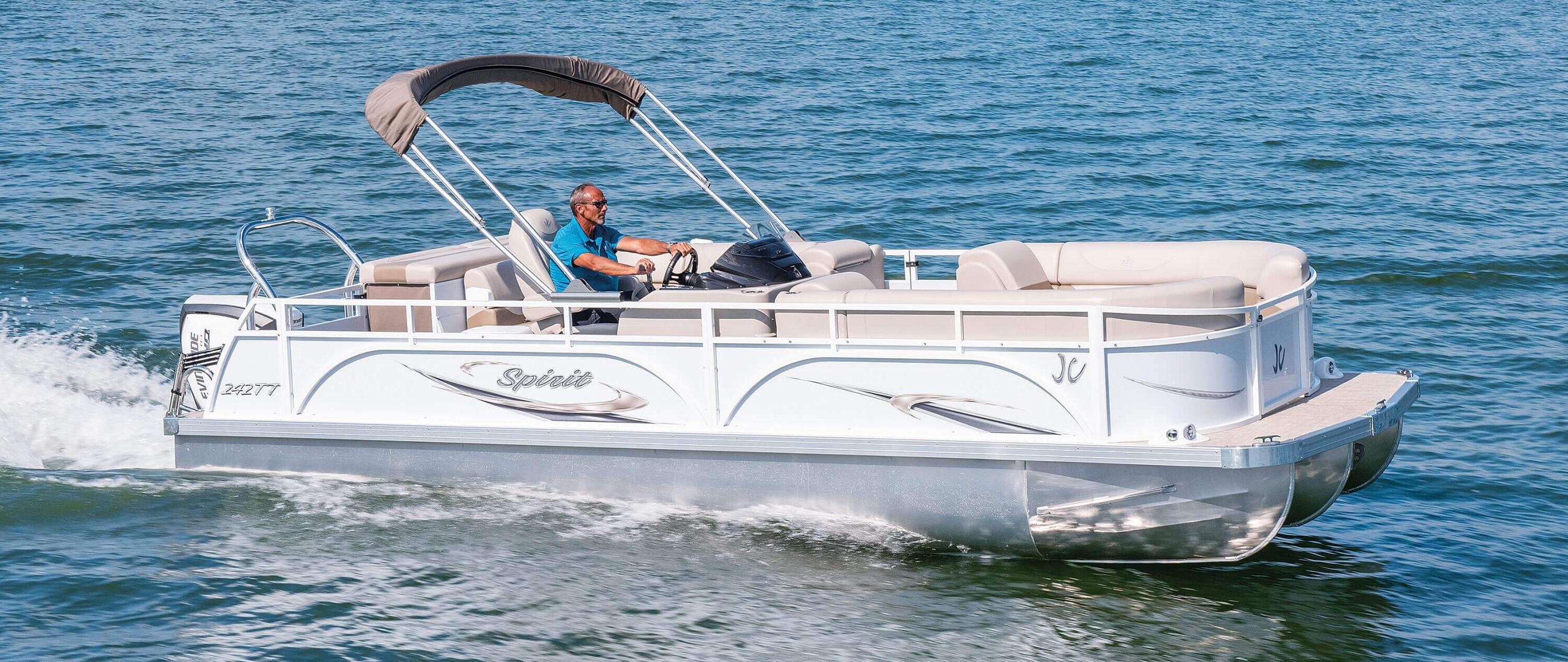 2020 JC TriToon Marine Spirit 242TT Pontoon Boat