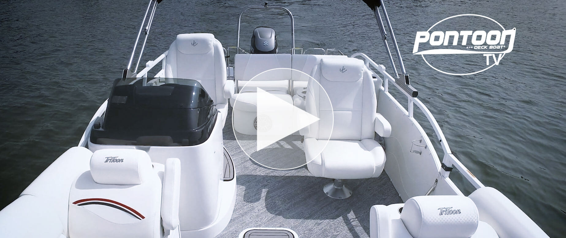 Pontoon & Deck Boat Magazine 2021 Shootout Video featuring the SportToon 26TT HTH Swing Back