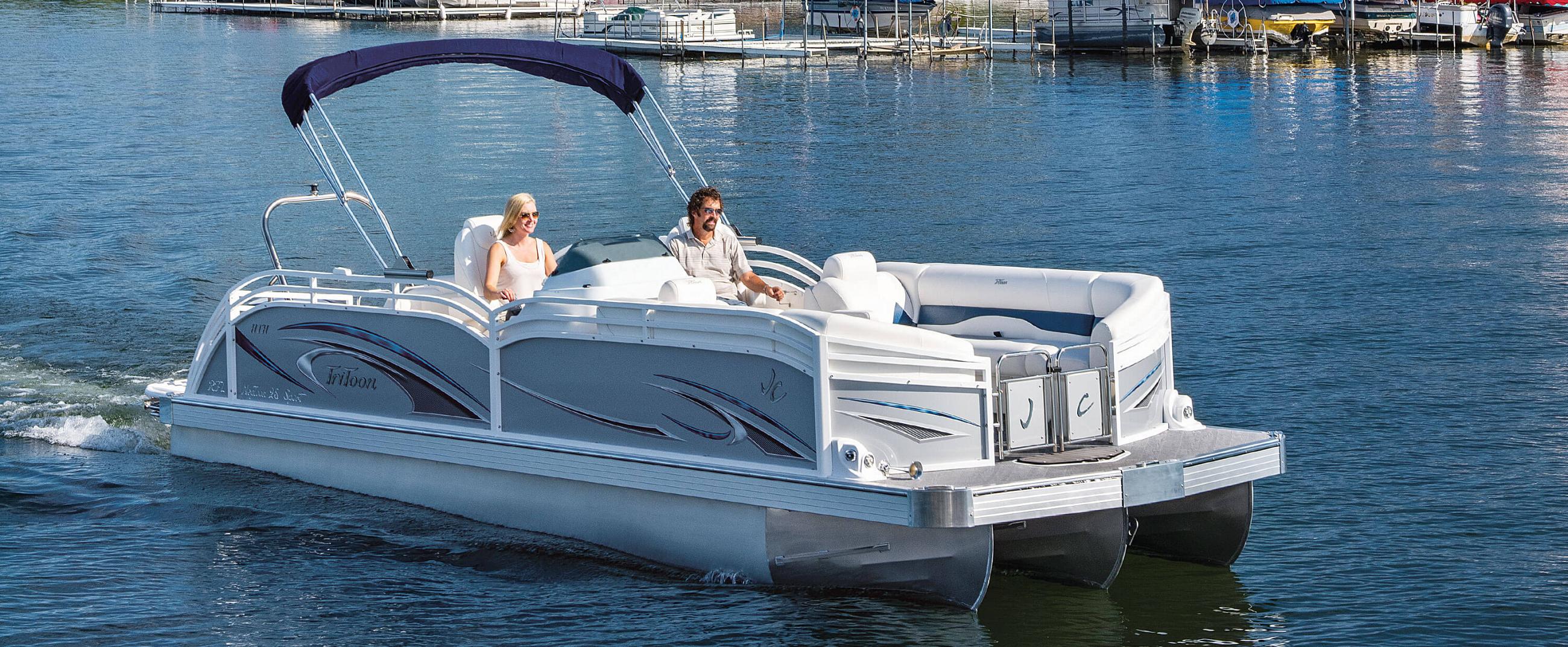 2021 JC TriToon Marine NepToon 25TT Sport RFL HTH Pontoon Boat