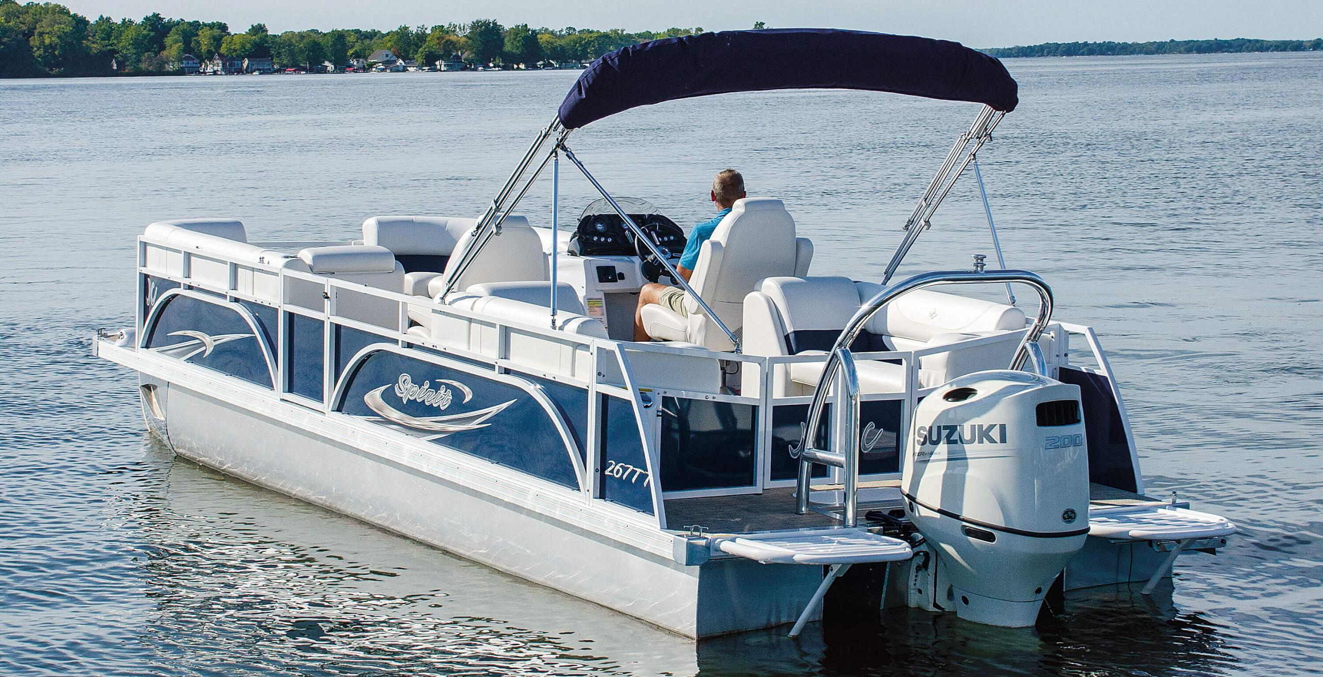 2021 JC TriToon Marine Spirit 267TT Pontoon Boat