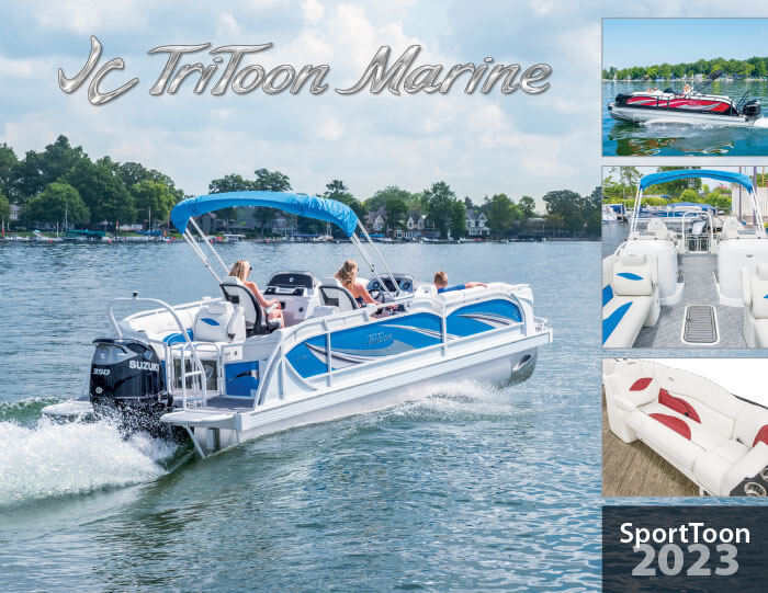 2023 JC TriToon Marine SportToon Pontoon Boats Brochure