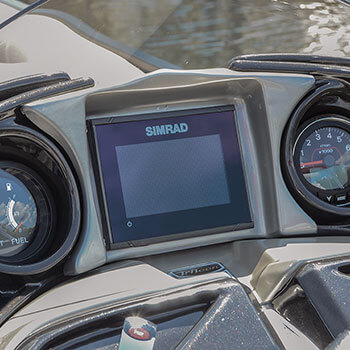 Optional 5 inch SIMRAD