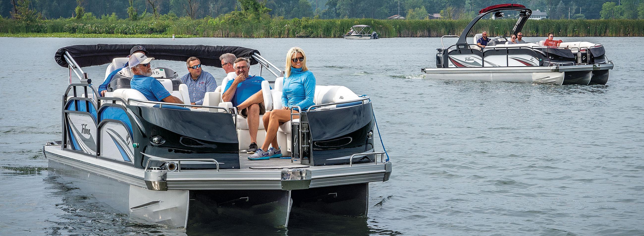 JC TriToon Marine Pontoon Boats
