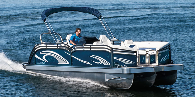 JC TriToon Marine NepToon 25 Sport Pontoon Boat