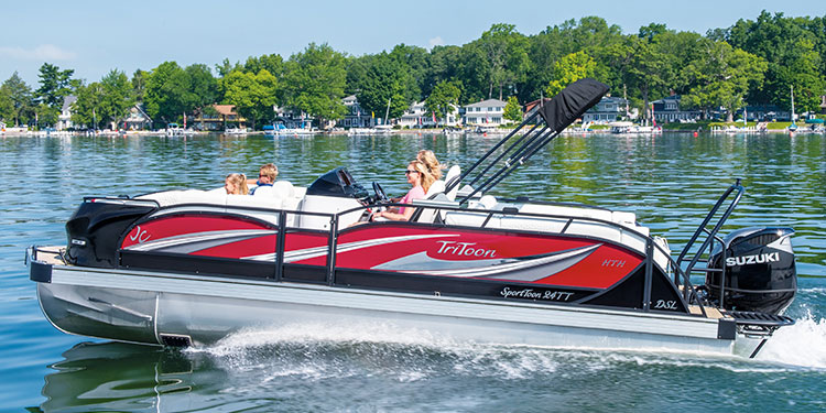 JC TriToon Marine SportToon 24TT Pontoon Boat