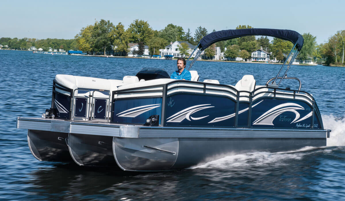 JC TriToon Marine NepToon 25 Sport Pontoon Boat