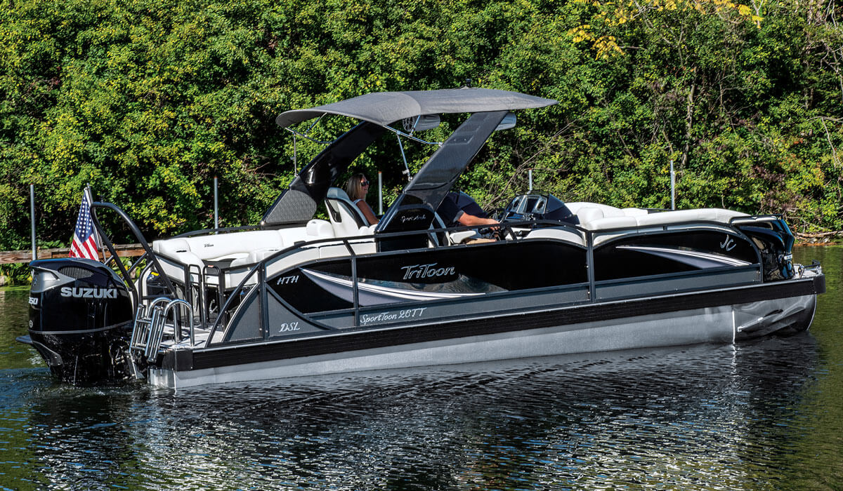 Pontoon Boats  JC TriToon Marine