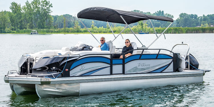 JC TriToon Marine Pontoon Boats