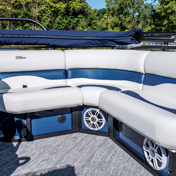 JC TriToon Marine NepToon Pontoon Boat Aluminum Seat Bases with Panel Color Options