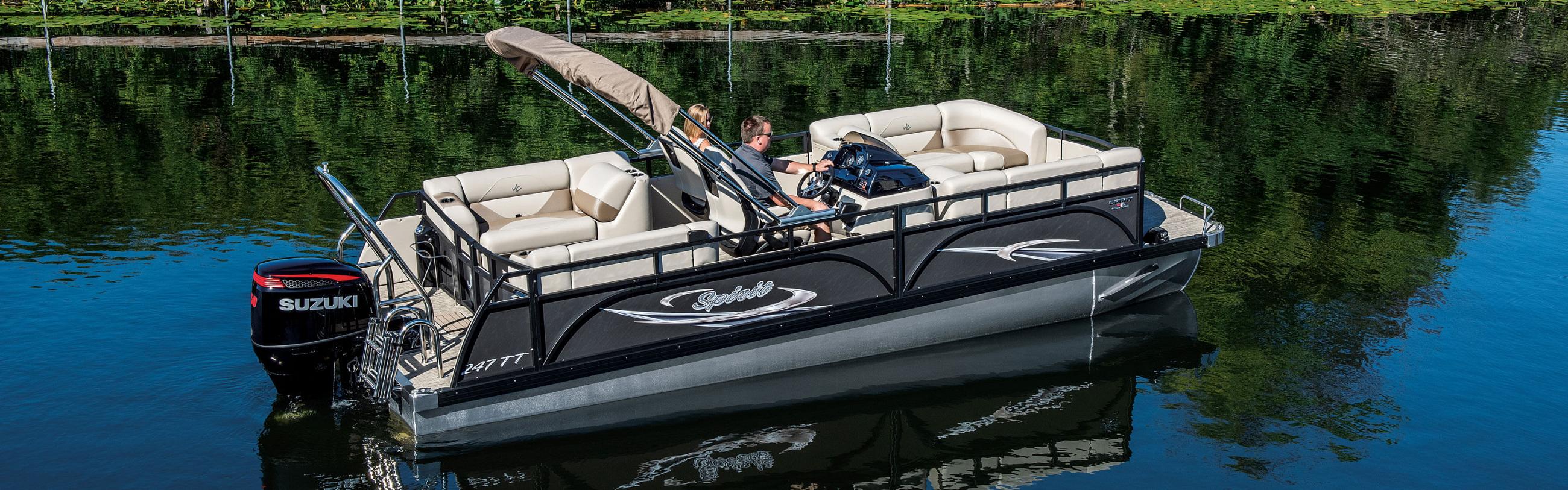 JC TriToon Marine Spirit 247TT DSL Super Sport Pontoon Boat 4