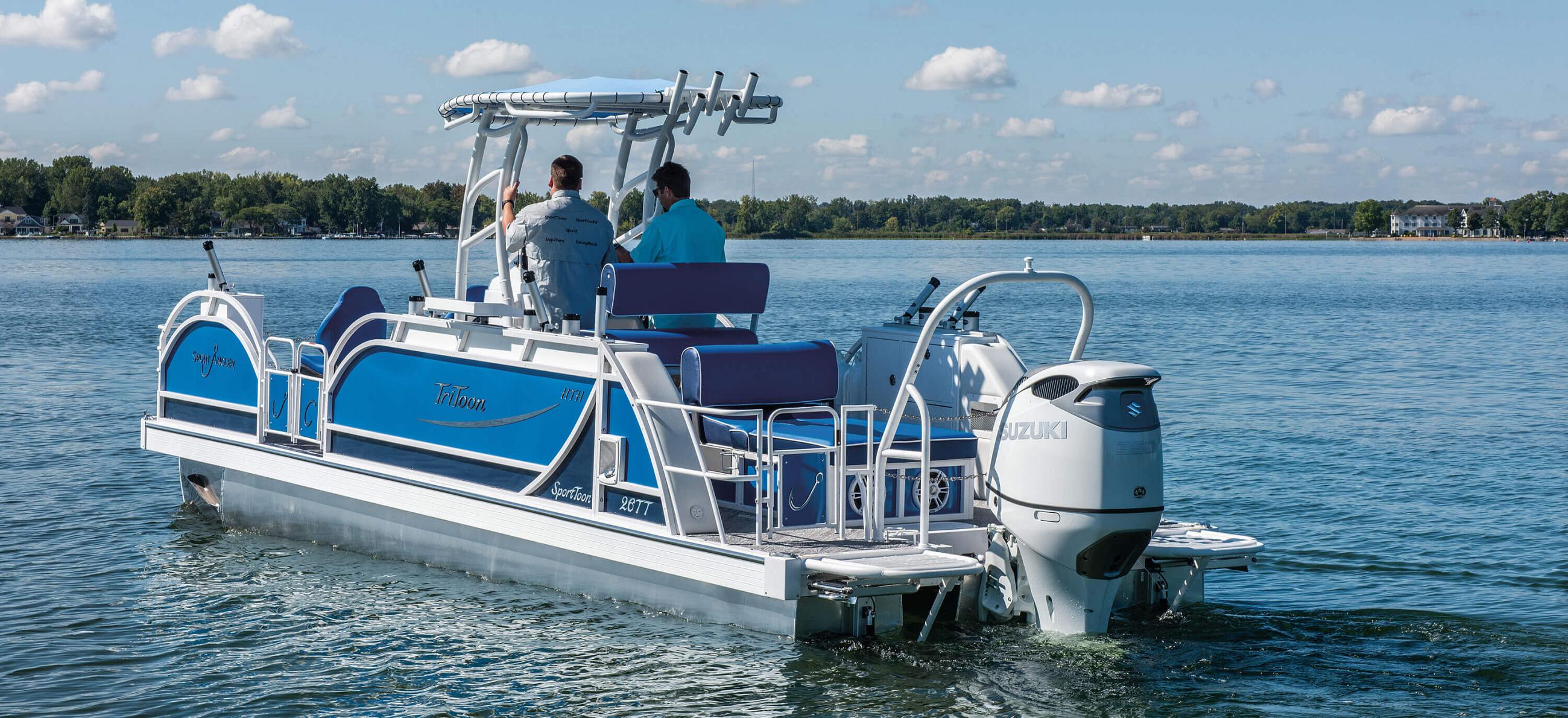 JC TriToon Marine SportAngler 26TT HTH Pontoon Boat 5