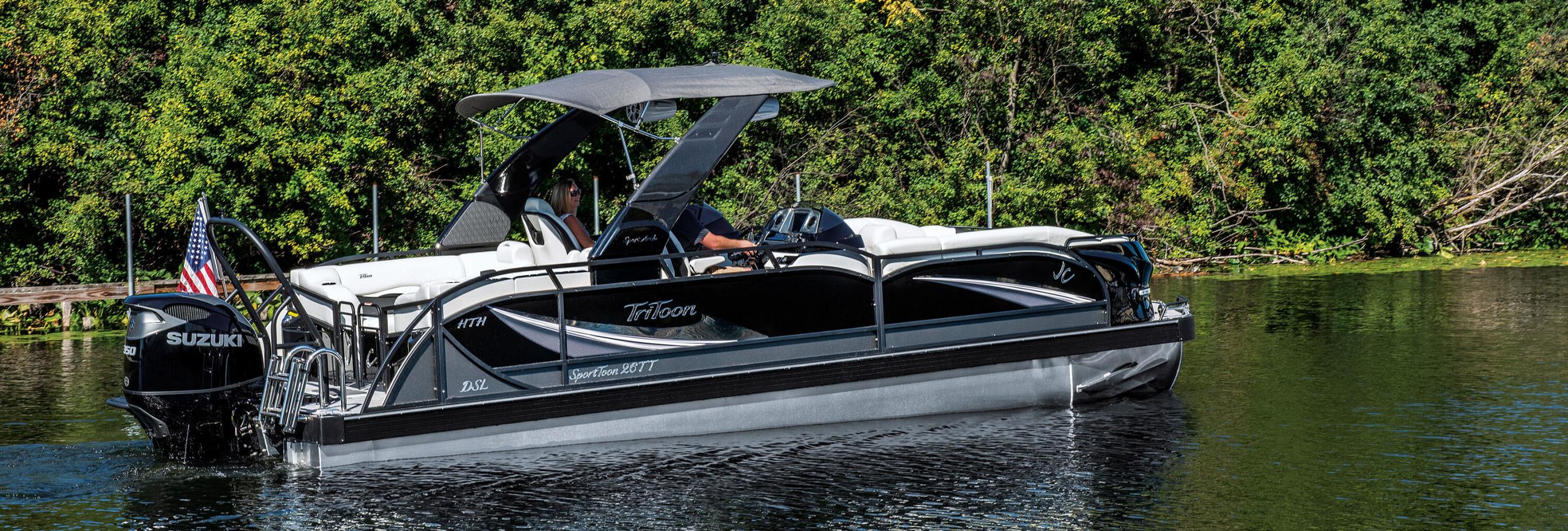 JC TriToon Marine SportToon 26TT HTH Pontoon Boat 2