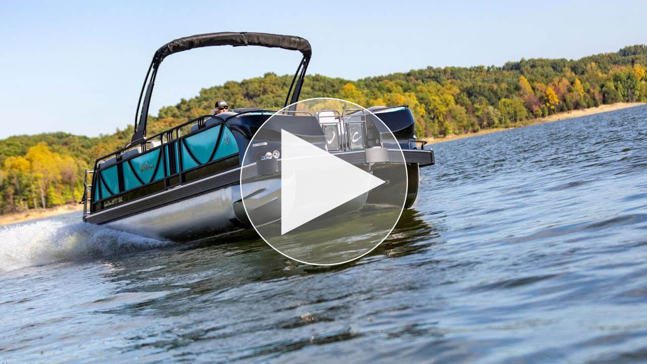 JC TriToon Marine Pontoon Deck Boat 2025 Shootout SportToon 26TT DSL